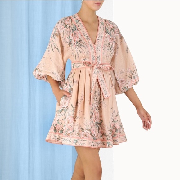 Zimmermann Dresses & Skirts - Zimmermann Moonshine Plunge Mini Dress